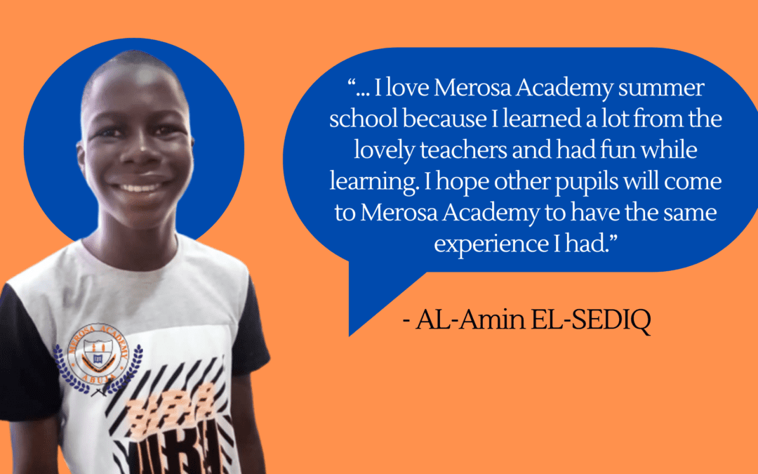 Learners Chronicles: 2023 Summer Experience at MEROSA ACADEMY.